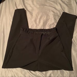 Express Ruffle High Waisted Ankle Pant!!